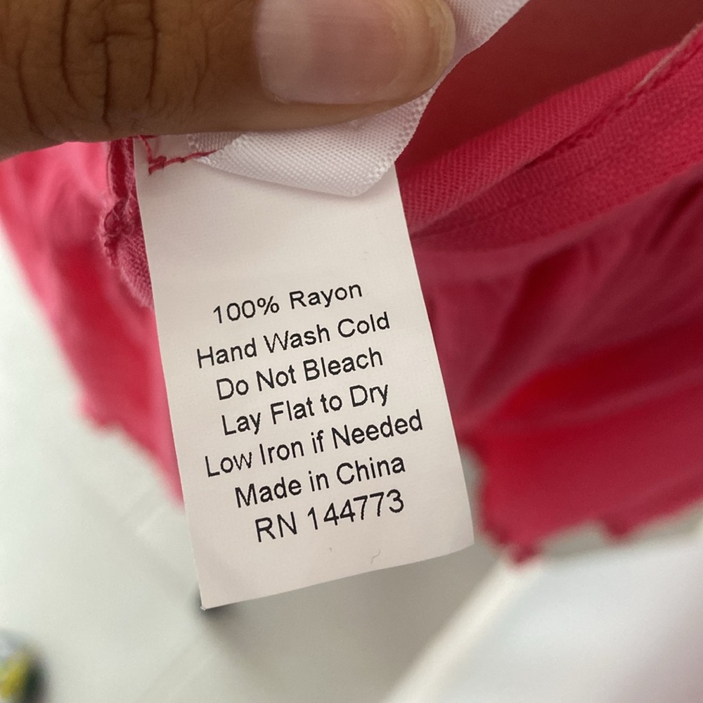 NWT Plus Size RUSH Pink Romper - Picture 7 of 8